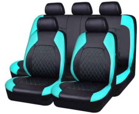 xzdjkl Auto Sitzbezüge für Nissan Qashqai J11 Visia/Acenta/N-Connecta/N-Vision/Tekna 2013-2021, Coole Atmungsaktive Autositzbezüge,Sitzbezug Für Alle Vier Jahreszeiten,F/Green