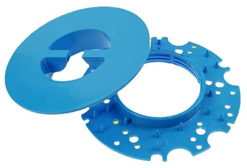 Replacements Plastic Sweeper Brush Plate Buckle Center Lock pad Holder for Scrubber Center Locator Sweeper Brush Plate Accessories