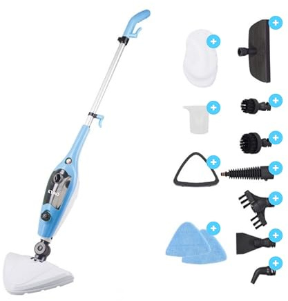 Kymo 2 in 1 Steam Cleaner AND Hand Steamer - Steam Mop - Steam Cleaner Floor - Hand Steam Cleaner - Suitable for All Floors - Steam Mop - Floor Cleaner - Electric Mop - Stain Cleaner