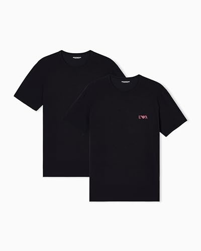 Emporio Armani Herren 2-Pack Crew Neck T-Shirt T-Shirt (1er Pack)