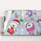 ASKFNASDKMFN Warme Flanelldecke mit Cartoon-Teddybär, für Couch, Sofa, Schlafzimmer, Dekoration, 102 x 127 cm