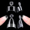 480 Stück Tips für Gelnägel, Zum Aufkleben Kurz, Kurze Halbe Abdeckung Mandel Nägel & Kleine Verjubelt Quadratische Nägel Spitzen Gel x Klar Set