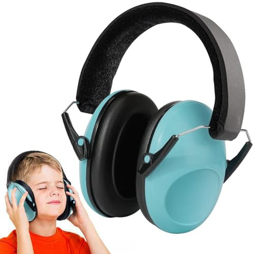 E-SMARTER Gehörschutz Kinder, NRR 27dB Lärmschutz für 3-12 Jahren Ohrenschützer Kapselgehörschutz, Lärmschutz Kopfhörer Faltbar, Komfortabler ohrenschützer kind für Autismus, Schlafen, Lernen