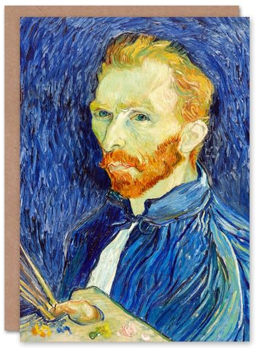 Artery8 Vincent van Gogh Art Card Self Portrait With Palette