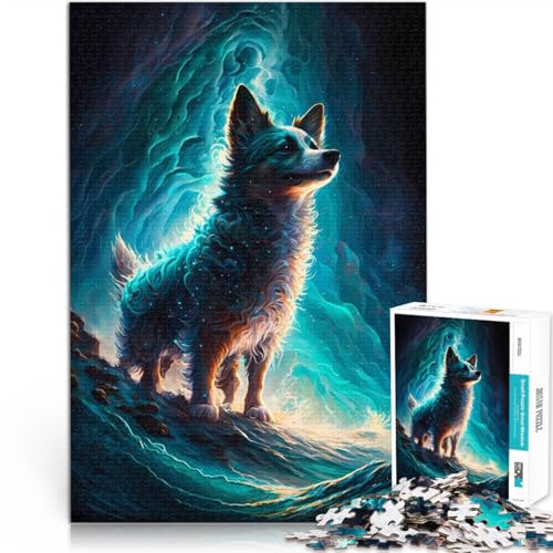 Handgeschwindigkeitswettbewerb Jack Russell Terrier Hund 2000 Teenager-Teile-Puzzle 70x100cm Geburtstagsgeschenke Geeignet ab 14 Jahren