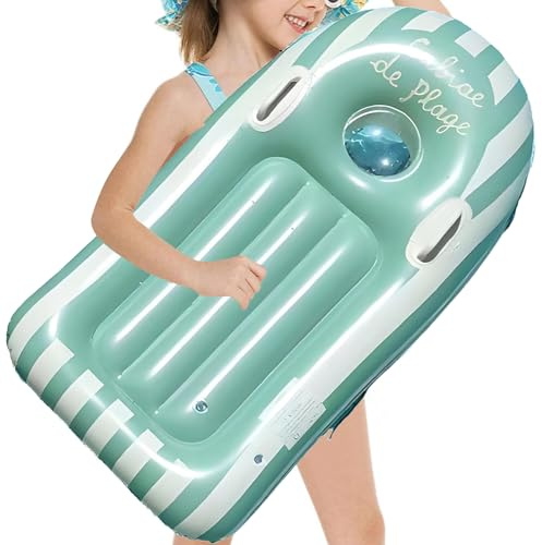 Planche Corporelle Gonflable - Planche De Surf Inflatable avec Poignées | Matelas Piscine pour Été Extérieur Surf Sauvetage Lac Rivière Plage