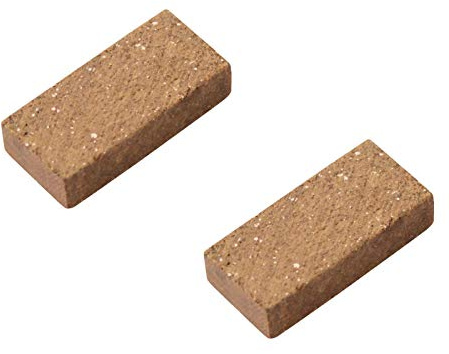 SECURA 2x Bremsbelag Bremsklotz (Getriebe) kompatibel mit Lux Tools B-RT-165/92 13JN77SE694 (2020) Rasentraktor