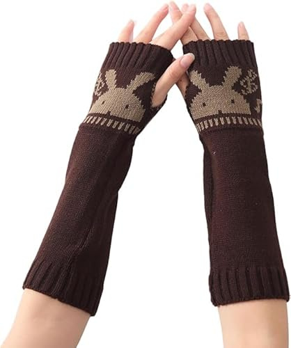 MAOSHYMS Armstulpen Damen,Armstulpen Winter Winter Gestrickte Handstulpen für Damen und Mädchen im Herbst und Winter