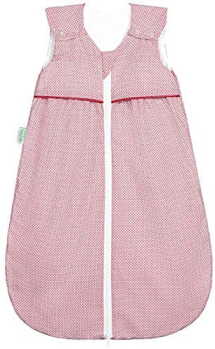Odenwälder Jersey-Schlafsack Anni light square red 130
