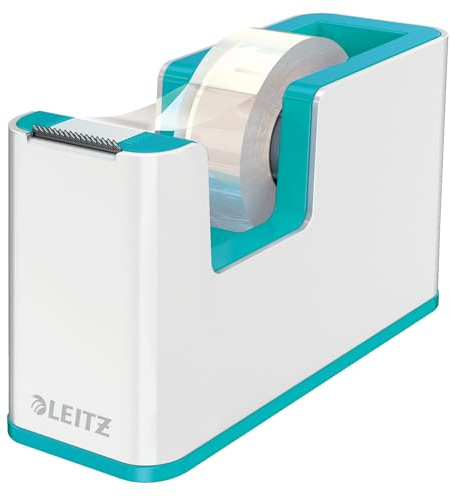 Leitz Dispensador de cinta adhesiva WOW de Leitz, Blanco/Turquesa