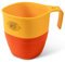 UCO Collapsible Cup for Hiking, Backpacking, and Camping, 12 Ounce, Retro Sunrise