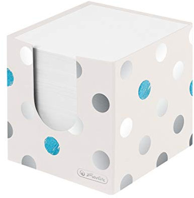 Herlitz 50027446 Zettelkasten Frozen Glam, 9x9 cm, 700 Blatt, 1 Stück