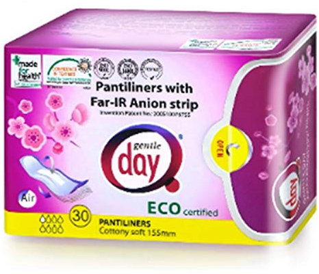 Gentle Day Slipeinlagen mit Anionenband, 30 Stück