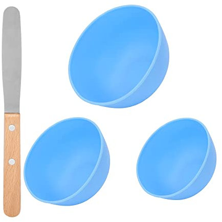 3pcs Dental PVC Rubber Mixing Bowl with Spatula for Alginate and Plaster