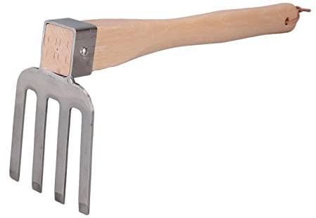 Garden Hoe, Garden Tools Digging Hoe, Handheld Garden Hoe Tiller Rake, Gardening Weeding Cultivator Farming Tool, Digging Hoe Garden Tools for Flower Planting