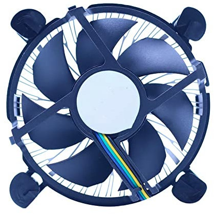 Mute CPU Cooler for Intel 4 pin Quiet Cooling Fan Heatsink radiator LGA 1150 1151 1155 1156 for Inter I3 I5 I7 Xeon Series