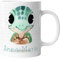 timalo® Kindertasse Tasse Tiere mit Namen personalisiert | Motiv Schildkröte mit Wunschname für Kinder Geschenk zur Einschulung, Weihnachten, Nikolaus | mug-t-04