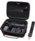 LTGEM Camera Case Compatible with Sony ZV-1F / ZV-1 / ZV-1 II Vlog Digital Camera, Tripod, Microphone and Vlogger Accessory Kit with Shoulder Strap, Black
