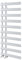 Go Bathrooms Denver White Towel Radiator 1610 x 500 Heated Towel Rail Vertical Designer Bathroom Radiator Heated Ladder Rail Central Heating