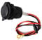 Adattatore Universale Impermeabile per Accendisigari,Presa Accendisigari Auto 12V / 24V DC,Presa Accendisigari Auto,Adatto per navi,Motocicli,Con filo fusibile 1m