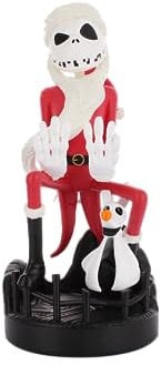 Cableguys The Nightmare Before Christmas Jack Skellington In Santa Suit Controller Halter & Handy Ständer - Gaming Zubehör für Setup, Kompatibel mit Xbox-, PlayStation- & den meisten Controllern