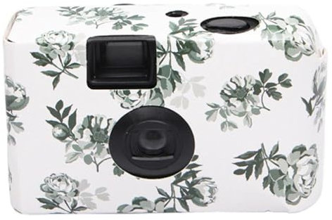 Disposable Retro Film Camera Cute Peony Flower Point & Cameras Mini Nostalgic Boyfriend Girlfriend Graduation Gift Camp
