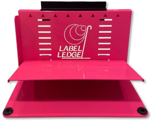 Label Ledge - Made in USA - Precise Label Applicator Bottle & Jar-Labeling Must-Have, Manual Labeling Machine for Bottle Labels Made by Label Makers, for Vessels for Wine/Beer, Beauty Products