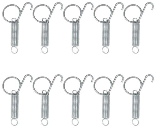 10 Confezioni Ganci A Molla Per Gabbia Per Conigli Molla Per Chiusura Ganci Per Gabbia Per Clip Per Gabbia In Filo Moschettoni Multifunzione 2 Dimensioni Chiusura A Molla Per Gabbia Gancio A