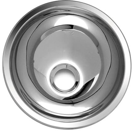 Camping Spüle rund 22,5cm Edelstahl Einbauspüle Spülbecken Wohnmobil Waschbecken