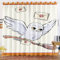 KIDSLOVE Eule Verdunkelungsvorhang-Set Für Schlafzimmer 3D-Druck Cartoon Eule Vorhänge Für Kinderzimmer Schiebegardine Blickdicht Für Dekoration Wohnzimmer (4,150x166cm(BxH)/ 75x166cmx2)