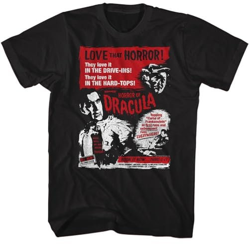 Hammer Horror Love That Horror Movie Shirt BlackLarge