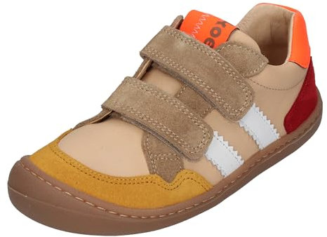 Koel Barfußschuhe Barefoot Lauflernschuh Bali Leder Beige Mehrfarbig, Schuhgröße:EUR 23