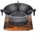Gril à charbon de bois en fonte, poêle à charbon portable coréen, barbecue japonais, four pour camping, pique-nique, fête