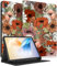 SurgeCraft Coque pour Samsung Galaxy Tab S6 Lite 10,4 pouces – Housse portefeuille pour femmes et filles mignonnes fleurs champignons esthétiques joli design pour Samsung S6 Lite Cases SM-P610/ P613/