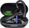 FAMOO Headset Bluetooth, Headset mit Mikrofon 100 Std Spielzeit, Ladebox LED Anzeige