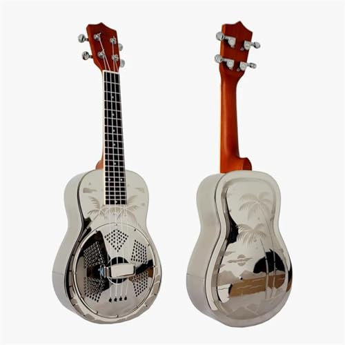 Heißer Verkauf Hochwertiger Messingkörper Dobro-Resonator-Ukulele