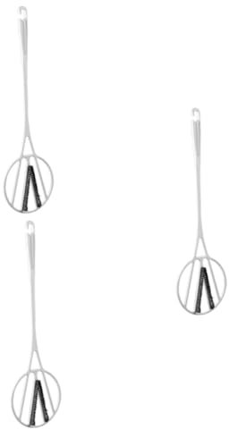 minkissy 3st Flauschiger Staubwedel Decke Werkzeug Mixer Tröster Teppiche Quilt-Beat-Tool Staubwedel Für Die Hausreinigung Traditioneller Steppstaubklopfer Staubreiniger Weiß Plastik