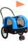 LAPOOH 2-in-1 Tier-Fahrradanhänger und Jogger, Hundeanhänger, Hundewagen, Hundefahrradanhänger, Comfort Wagon, Fahrrad Anhänger Tier, Fahradanhängerrad, Blau und Schwarz