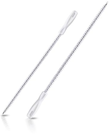 2 Stück Abflussreiniger Spirale, Rohrreinigungsspirale, 60cm & 45cm Rohrreiniger Spirale, Abflussspirale für >0,4 Rohre, für Kanalisation, Waschbecken, Badewanne