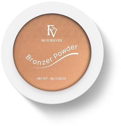 FV Natural Bronzer Puder, Langanhaltend und Wasserfestes, Glow Bronzing Powder, Eine sonnengeküsste Bräune Make up Effekt, Talc-Free Bronzer, 8g