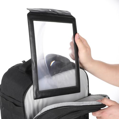 ZEYIYER 3 X Seitenlupe zum Lesen, 30,5 x 19,5 cm Leichte Lupe, Kunststoff-Vergrößerungsblatt, Ganzseitige Lupe mit Fresnel-Linsen für ältere Menschen und Menschen mit Sehschwäche