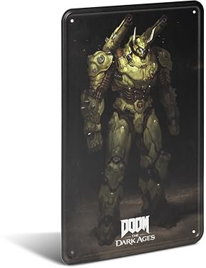 DOOM: The Dark Ages Metal Sign Atlan