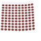 Occhi di esche da pesca, adesivi olografici 3D per artigianato, 100 gomma morbida per la costruzione di mosche (6 mm rosso)