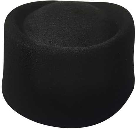 Greabuy Pillbox-Hut, Zylinderhut, Millinerie-Fascinator, Basishut für Damen, Freizeitkleidung, Western-Fedoras, Hostessen