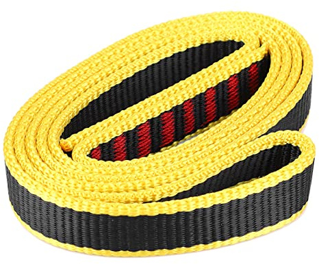 Cuerda de Alpinismo de Seguridad con Correa Plana para Soporte de Carga para Escalada al Aire (120 * 1,6)