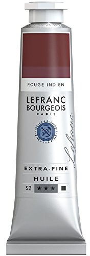Lefranc Bourgeois Extra-Fine Oil Paint, Artists Quality, Indian Red, 40ml Tube