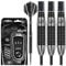 WINMAU Blackout 2: 24g Profi Wolfram Steeltip Dartpfeile Set mit Flights und Schäfte