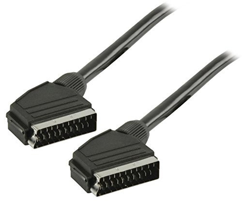 121AV SCART to SCART Cable 21 Pin Scart Plug to 21 Pin Scart Plug for SKY TV DVD Freeview Box (1.5 Meters)