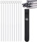 Grillers Choice Kabob-Spieße zum Grillen, 38,1 cm, 14 Stück Hergestellt aus Edelstahl Typ 410, der höchsten Güteklasse von Edelstahl Starke Metallspieße