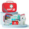 General Medi First Aid Kit (215 Piece) + 43 Piece Mini First Aid Kit - Includes Emergency Blanket, Bandage, Scissors for Home, Car, Camping, Office, Boat, and Traveling